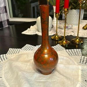 Vintage  Japanese Bronze Vase